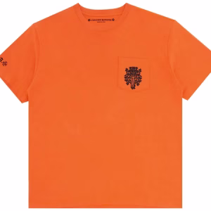 Orange Chrome Heart Shirt