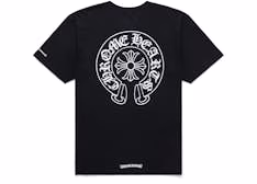 Black Chrome Heart Shirt​