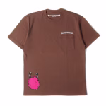 Brown Chrome Heart Shirt