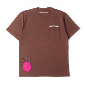 Brown Chrome Heart Shirt