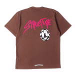 Brown Chrome Heart Shirt