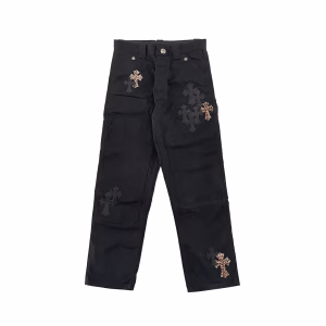 Chrome Hearts Black Jeans