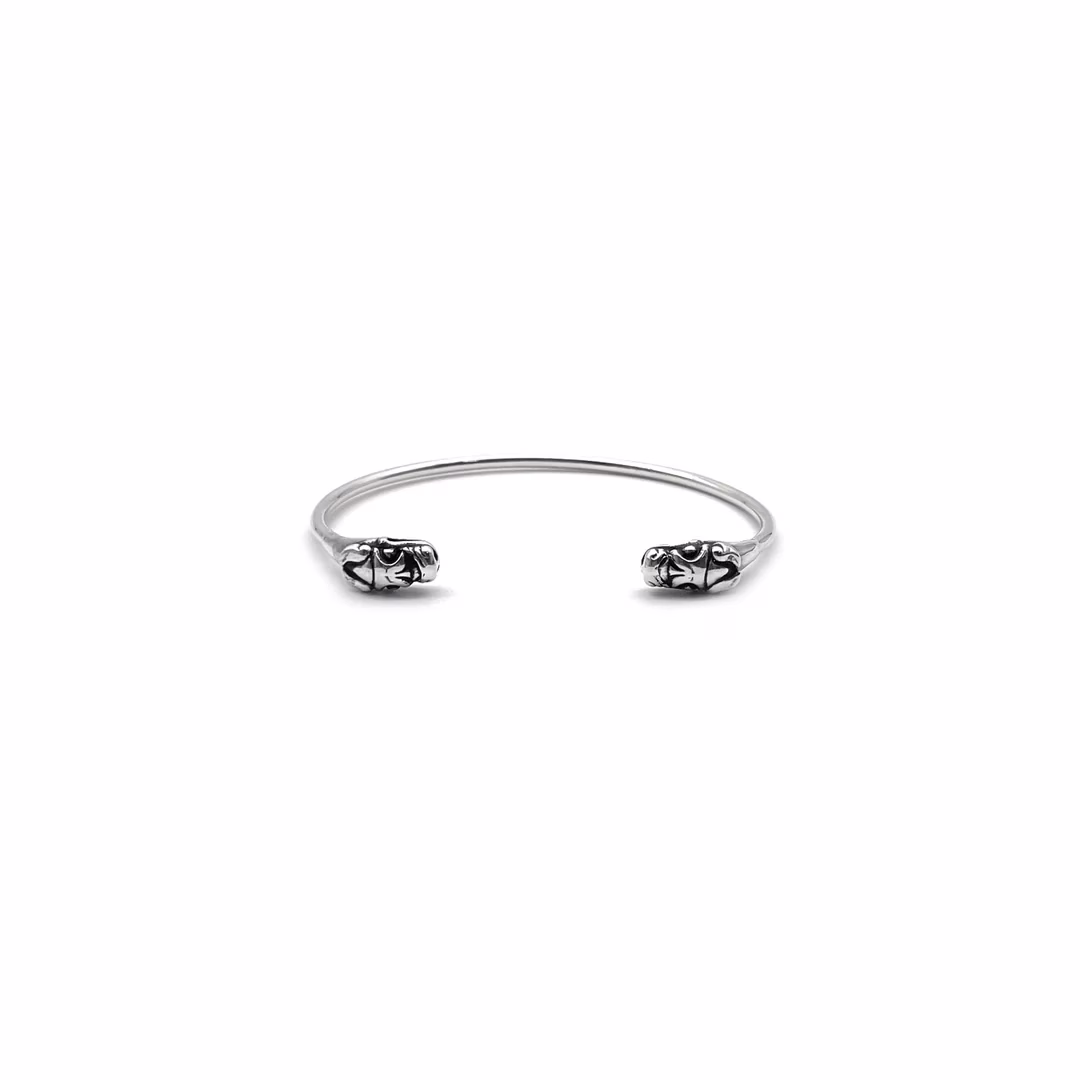 chrome-hearts-silver-double-dragon-head-cuff-bracelet-9757442 Chrome Hearts Cuff Bracelet