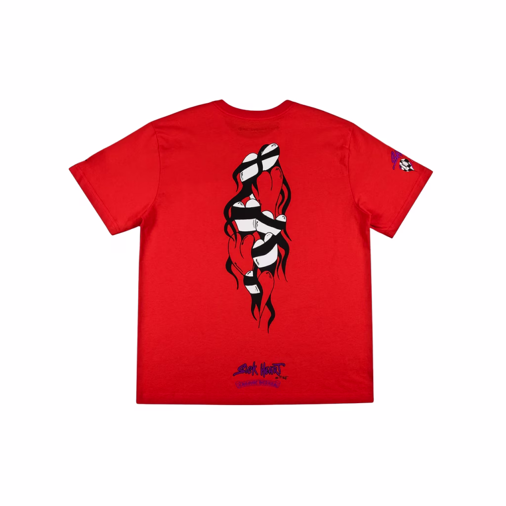 Red Chrome Hearts Shirt