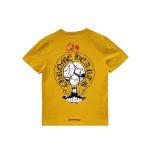 Yellow Chrome Heart Shirt