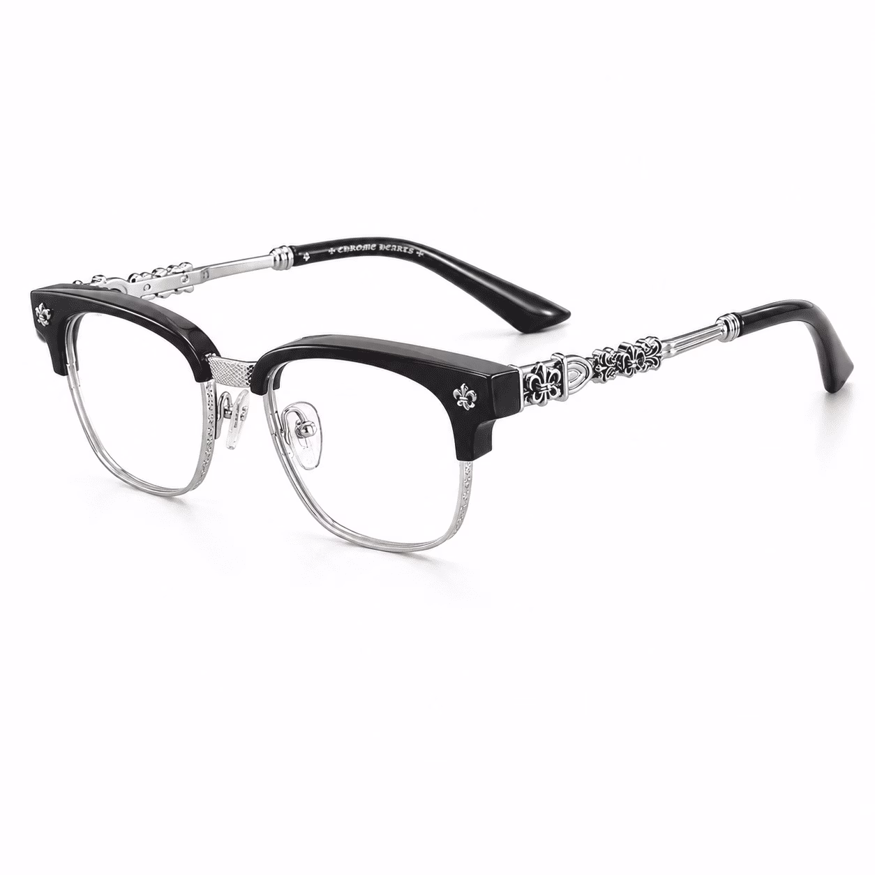 1fcc2f76-6da8-44fa-a4d1-e0d01eb9b344 (1) Chrome Heart Glasses Black