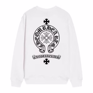 Chrome Hearts Floral Cross Long Sleeve (White)