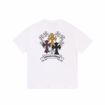 Chrome Hearts Black Multicolor Cross Logo Tee