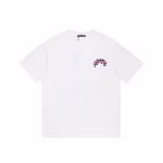 Chrome Hearts White Pink Arch Cross Logo Tee