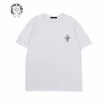 Chrome Hearts White Black Floral Cross Tee