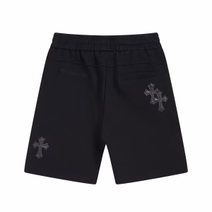 Chrome Hearts Black Cross Sweat Shorts
