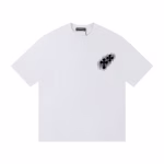 Chrome Hearts Cemetery Cross Spray Logo Tee (White)