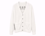 Chrome Hearts CH Cross Waffle Knit Cardigan