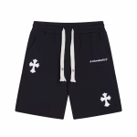 Chrome Hearts Black Cross Sweat Shorts