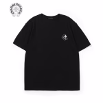 Chrome Hearts Black White Cross Graphic Tee