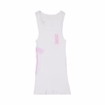 Chrome Hearts T Bar Rib Tank White