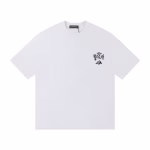 Chrome Hearts Floral Graffiti Cross Tee White