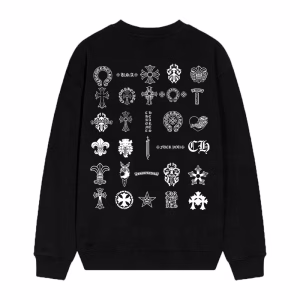 Chrome Hearts Multi Logo Long Sleeve Tee Black