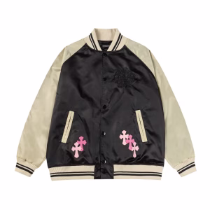 Chrome Hearts Multi Cross Letterman Jacket