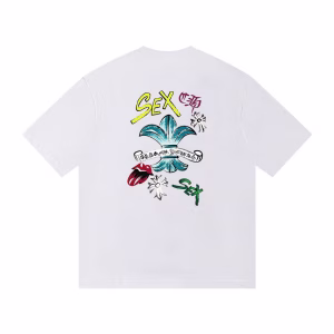Chrome Hearts Fleur De Lis SEX Print T-Shirt