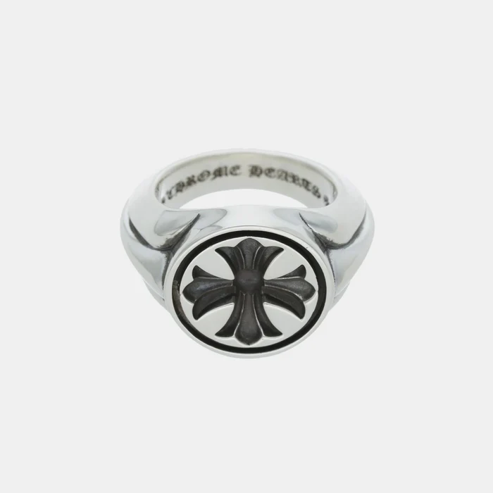 Chrome Hearts Round Cross Signet Ring Chrome Hearts Round Cross Signet Ring