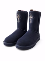 Chrome Hearts Cross Patch Mid UGG Boots