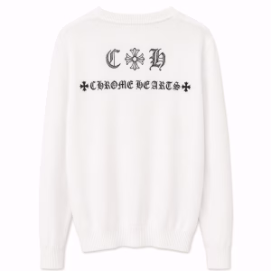 Chrome Hearts CH Cross Waffle Knit Cardigan