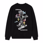 Chrome Hearts Heavenly Cross Ribbon Graffiti LS Black