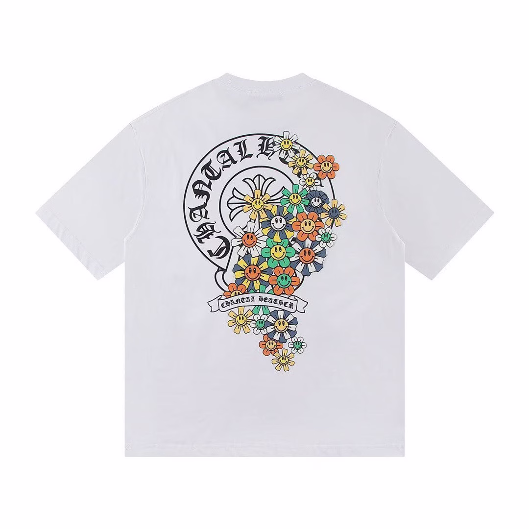 55659bfb Chrome Hearts Chantal Heather Flower T-Shirt White
