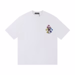 Chrome Hearts Multi Floral Horseshoe T-Shirt – White
