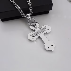 Chrome Hearts Gothic Cross Pendant Necklace