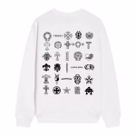 Chrome Hearts Multi Logo Long Sleeve Tee White
