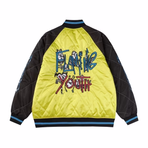 Chrome Hearts Flaming Youth Varsity Jacket