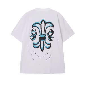 Chrome Hearts Fleur-de-Lis Splatter Tee (White)