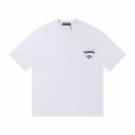 Chrome Hearts Cemetery Ring Cross Tee White