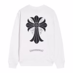 Chrome Hearts Shadow Saint Cross Long Sleeve White