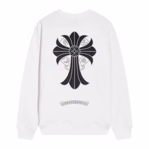 Chrome Hearts Shadow Saint Cross Long Sleeve White