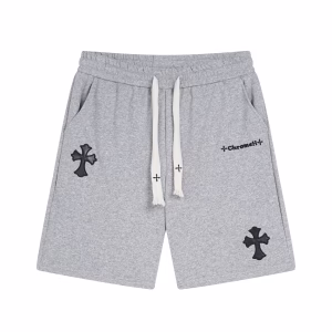 Chrome Hearts Grey Cross Sweat Shorts