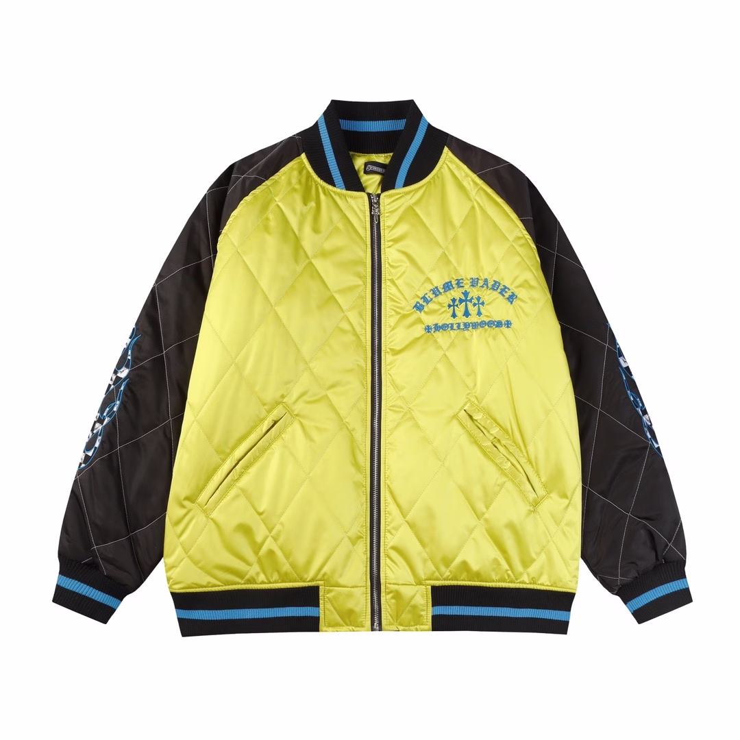 Chrome Hearts Flaming Youth Varsity Jacket Chrome Hearts Flaming Youth Varsity Jacket