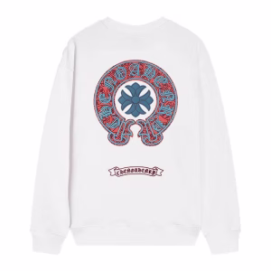 Chrome Hearts Aurelia Mosaic Cross LS White