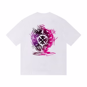 Chrome Hearts Graffiti Horseshoe T-Shirt – White