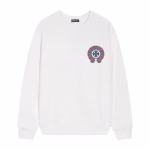 Chrome Hearts Aurelia Mosaic Cross LS White