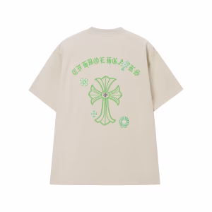 Chrome Hearts Green Cross Horseshoe Vintage Tee