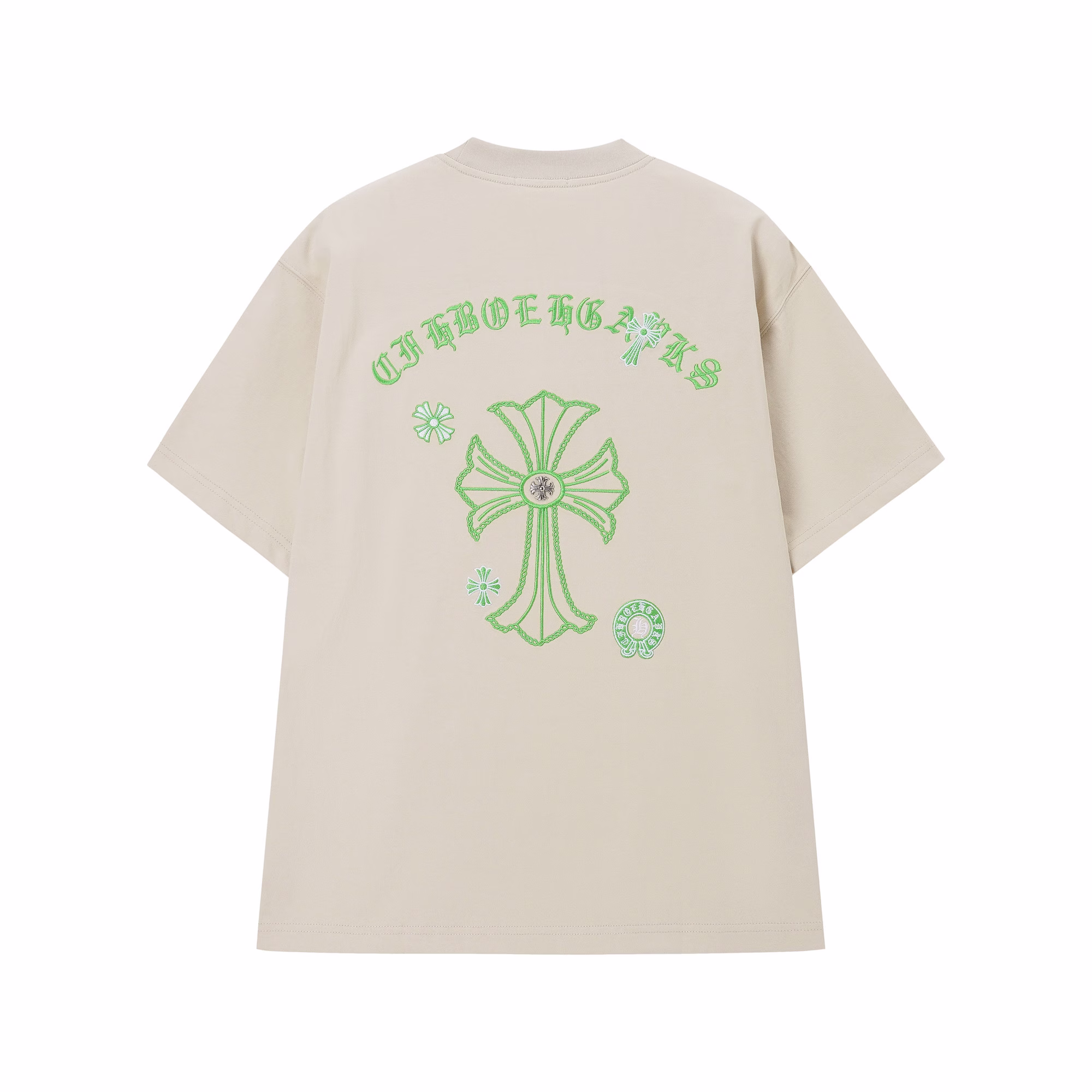 9c4ff580 Chrome Hearts Green Cross Horseshoe Vintage Tee