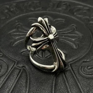 Chrome Hearts Elongated Cross Ring