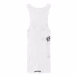 Chrome Hearts Rib Tank Top White