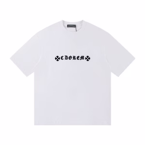 Chrome Hearts Gothic Logo White T-Shirt