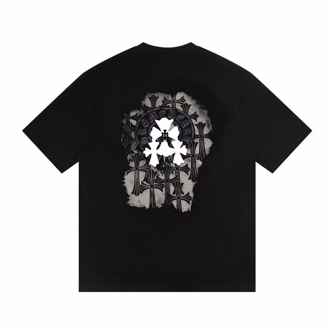 Chrome Hearts Gothic Cross Graphic T-Shirt – Black Chrome Hearts Gothic Cross Graphic T-Shirt – Black