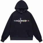 Chrome Hearts Artistic Cross Hoodie Black