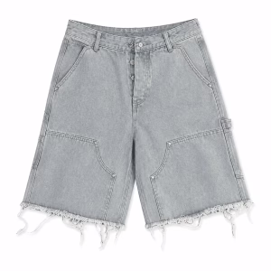 Chrome Hearts Light Wash Denim Carpenter Shorts